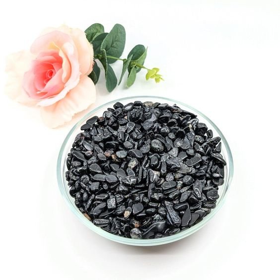 Black Tourmaline Chips Stone