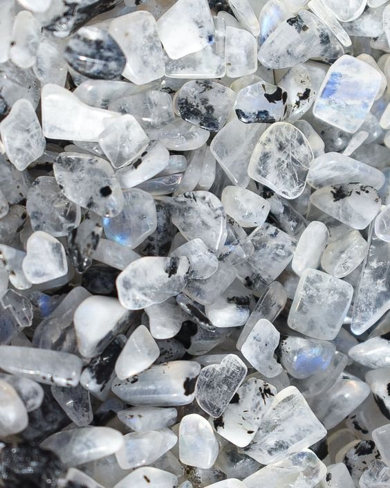 Rainbow Moonstone Chips Stone