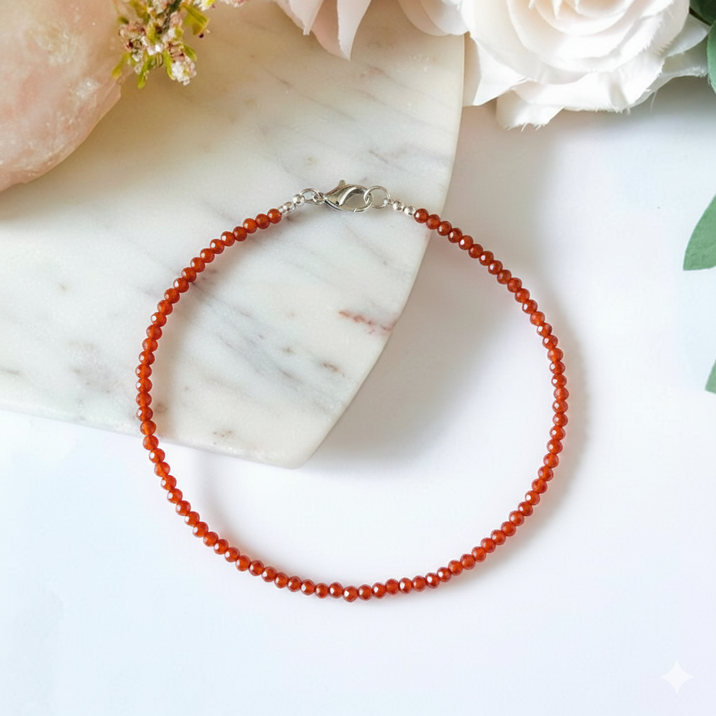 Carnelian Anklet