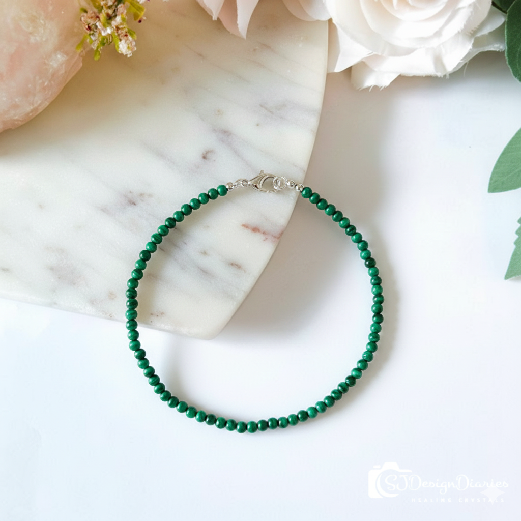 Malachite Anklet
