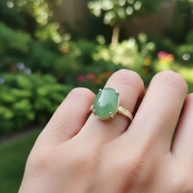 Green Aventurine Ring