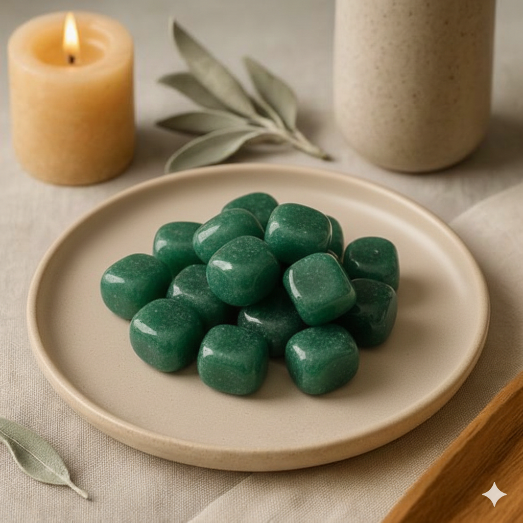 Green aventurine Tumblestone