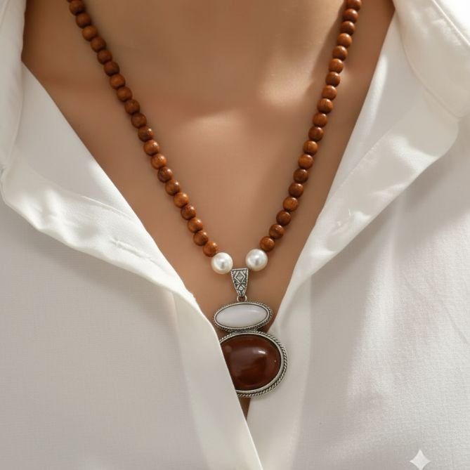 Red Jasper Beads  Necklace