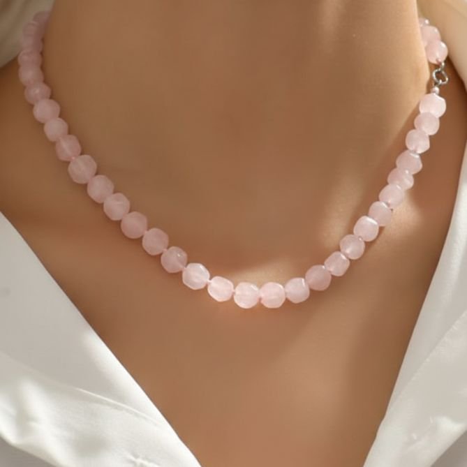 Rose Quartz Energy Necklace